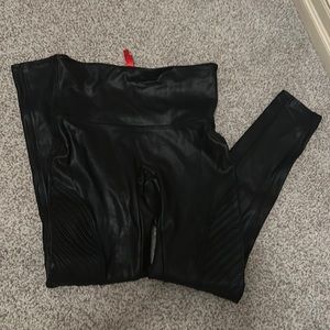 Spanx moto leggings